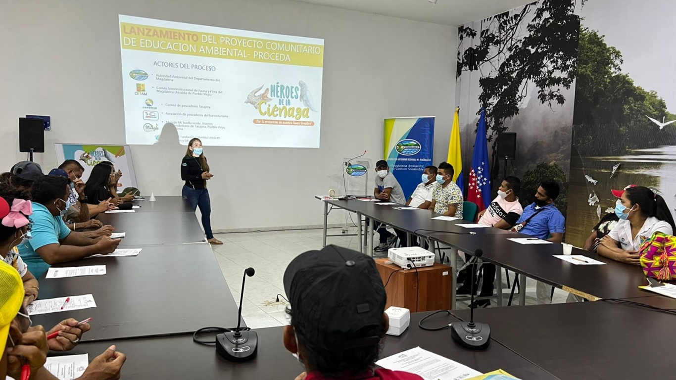 CORPAMAG da inicio al PROCEDA "Héroes de la Ciénaga" en el municipio de Pueblo Viejo